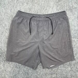 Chubbie Shorts Mens 2XL Gray Athletic Shorts Elastic Waist Drawstring